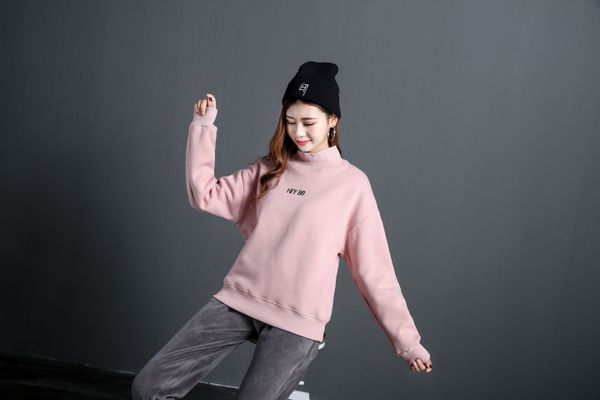 осень и зима 2019 новый утолщенный корейский с длинным рукавом высокий воротник студент свободные ягнят шерсть повседневная плюшевые свитер, Black
осень и зима 2019 новый утолщенный корейский с длинным рукавом высокий воротник студент свободные ягнят шерсть повседневная плюшевые свитер, Black