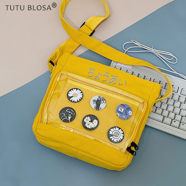 new arrival cute ita bag women large shoulder bag canvas crossbody for teenager girls japanese transparent clear h822
new arrival cute ita bag women large shoulder bag canvas crossbody for teenager girls japanese transparent clear h822