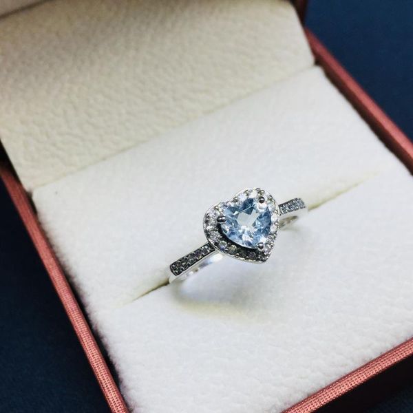 925 silver sterling aquamarine ring fashion gift for women jewelry heart open ring gift, Golden;silver
925 silver sterling aquamarine ring fashion gift for women jewelry heart open ring gift, Golden;silver
