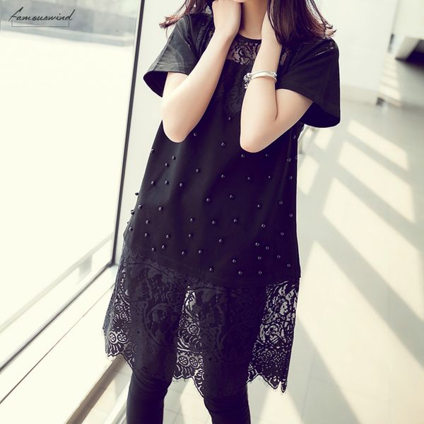dress summer dress round neck lace dress plus size casual loose short sleeve hollow out women vestidos designer clothes, Black;gray
dress summer dress round neck lace dress plus size casual loose short sleeve hollow out women vestidos designer clothes, Black;gray