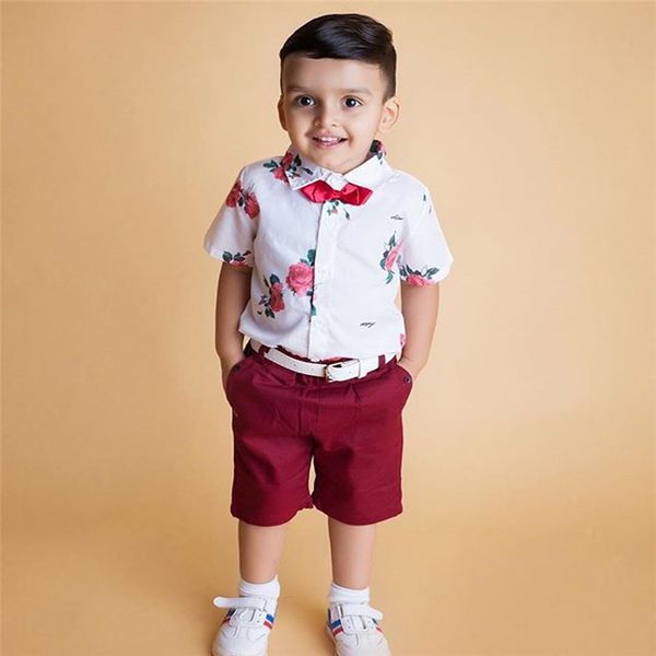 toddler kids baby boys clothes set summer gentleman suit short sleeve floral shirt shirt shorts 1-7t casual outfits, White
toddler kids baby boys clothes set summer gentleman suit short sleeve floral shirt shirt shorts 1-7t casual outfits, White