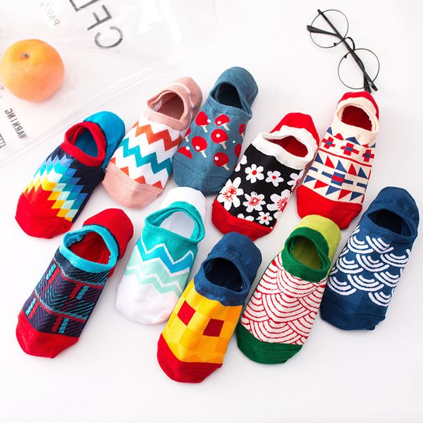casual cotton spring summer funny sweat short socks happy socks geometric ankle female invisible boat silicone socks slippers, Black;white
casual cotton spring summer funny sweat short socks happy socks geometric ankle female invisible boat silicone socks slippers, Black;white