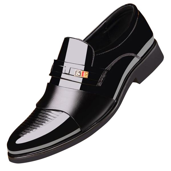 37-48 patent leather dress shoes tide pointed england style business wedding formal flats loafers brown/black shoes for men
37-48 patent leather dress shoes tide pointed england style business wedding formal flats loafers brown/black shoes for men