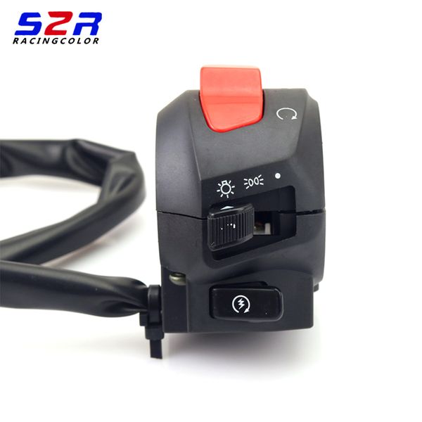 motorcycle 7/8" handlebar horn high low beam turn signal switch control for yamaha fz16 fz-16 fz 16
motorcycle 7/8" handlebar horn high low beam turn signal switch control for yamaha fz16 fz-16 fz 16