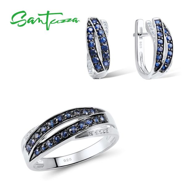 santuzza jewelry set for women blue cubic zirconia stones jewelry set earrings ring 925 sterling silver
santuzza jewelry set for women blue cubic zirconia stones jewelry set earrings ring 925 sterling silver