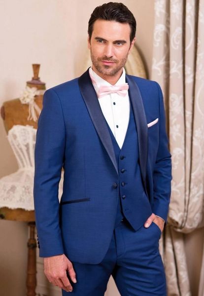 handsome royal blue tuxedos slim fit mens wedding suits one button groom wear three pieces formal suit (jacket+pants+vest, Black;gray
handsome royal blue tuxedos slim fit mens wedding suits one button groom wear three pieces formal suit (jacket+pants+vest, Black;gray