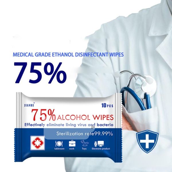 dhl 75% alcohol disinfectant wipes 4.7*7 inch portable sterilization wet wipe disinfecting dipe cleaning household wipes 10pack
dhl 75% alcohol disinfectant wipes 4.7*7 inch portable sterilization wet wipe disinfecting dipe cleaning household wipes 10pack