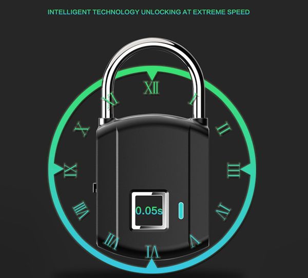 new fingerprint padlock smart full-automatic student luggage small-sized padlock metal waterproof electronic lock fingerprint padlock
new fingerprint padlock smart full-automatic student luggage small-sized padlock metal waterproof electronic lock fingerprint padlock