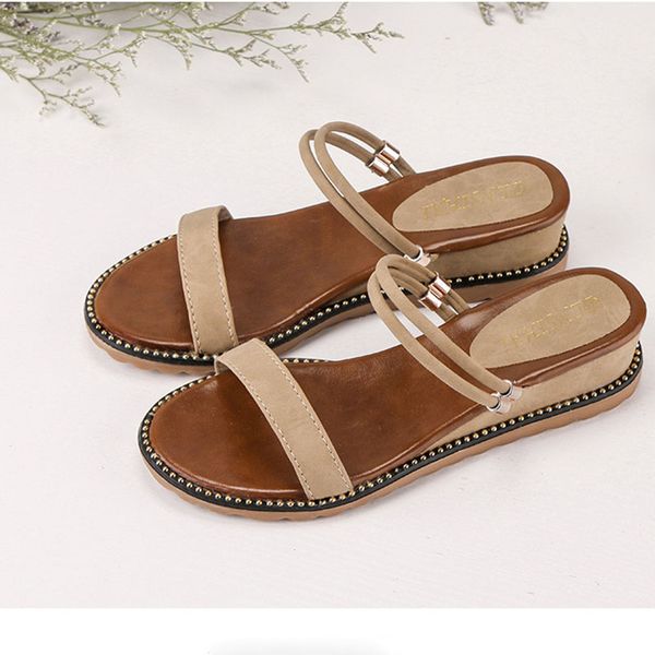 net red two wear sandals women 2020 summer new style slope heel flat bottom chinese version women's sandals, Black
net red two wear sandals women 2020 summer new style slope heel flat bottom chinese version women's sandals, Black