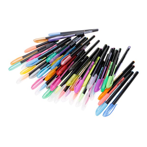 48 pieces can be used as a perfect gift gel pen set filled with metal pastel flash sketch pen, Black;red
48 pieces can be used as a perfect gift gel pen set filled with metal pastel flash sketch pen, Black;red