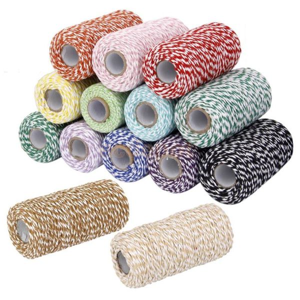 yarn 100m cotton bakers twine string cord glass bottle gift box decor craft 14 colors, Black;white
yarn 100m cotton bakers twine string cord glass bottle gift box decor craft 14 colors, Black;white