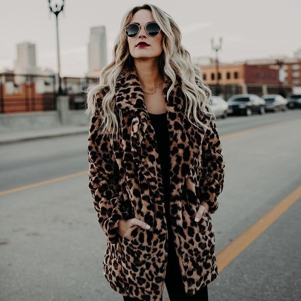 try everything leopard print faux fur coat jacket women winter 2018 fashion faux fur jacket leopard women cardigan plus size, Black
try everything leopard print faux fur coat jacket women winter 2018 fashion faux fur jacket leopard women cardigan plus size, Black