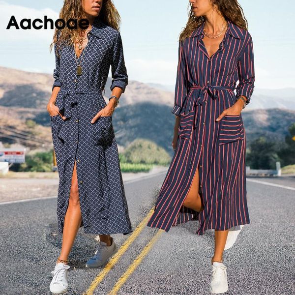 aachoae 2020 new striped lady shirt dress long sleeve turn down collar casual dresses pockets bandage elegant midi dress robe, Black;gray
aachoae 2020 new striped lady shirt dress long sleeve turn down collar casual dresses pockets bandage elegant midi dress robe, Black;gray