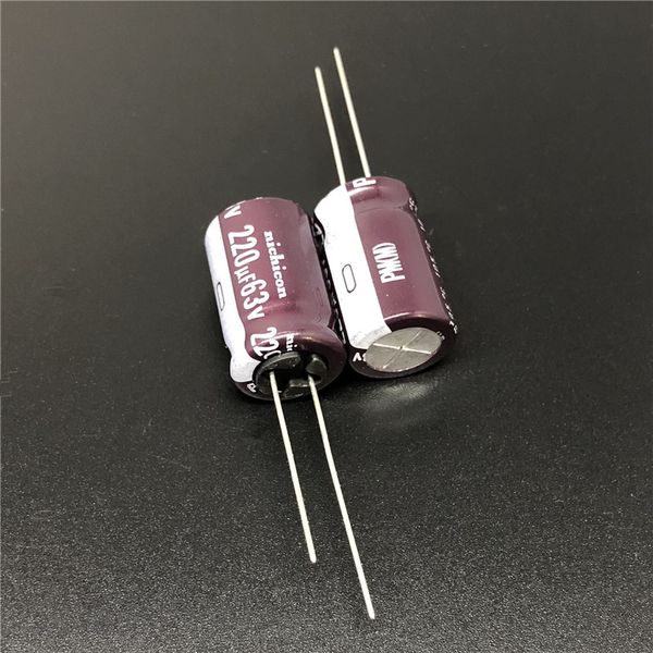 5pcs/50pcs 220uf 63v nichicon pm series 12.5x20mm 63v220uf low impedance aluminum electrolytic capacitor
5pcs/50pcs 220uf 63v nichicon pm series 12.5x20mm 63v220uf low impedance aluminum electrolytic capacitor