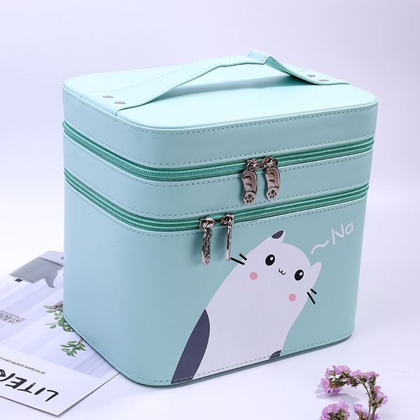 new style pu leather cartoon portable cosmetic case large capacity travel washed cosmetic bag double layer fixed storgage bag
new style pu leather cartoon portable cosmetic case large capacity travel washed cosmetic bag double layer fixed storgage bag