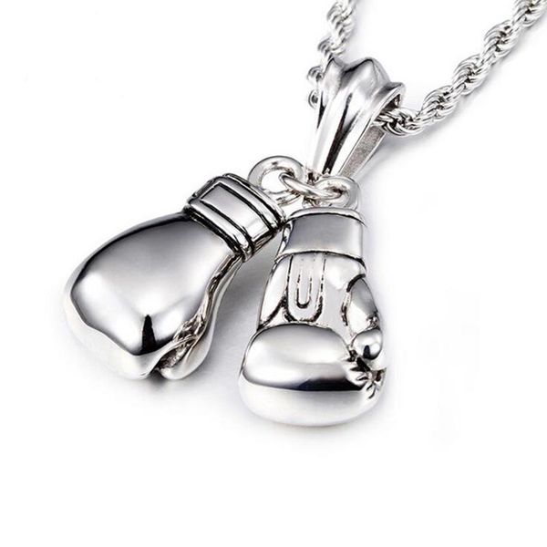 punk stainless steel boxing pendant necklace fashion collar body twisted rope long chain boxing glove necklaces for men 55/60cm, Silver
punk stainless steel boxing pendant necklace fashion collar body twisted rope long chain boxing glove necklaces for men 55/60cm, Silver