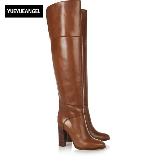 plus size 46 brown high heels over the knee boots woman elegant block winter thick warm long boots side zip runway high, Black
plus size 46 brown high heels over the knee boots woman elegant block winter thick warm long boots side zip runway high, Black