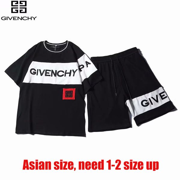 mens summer designer tracksuits embroidery contrast patchwork t-shirt + shorts luxury letter pattern two-piece sets, White;black
mens summer designer tracksuits embroidery contrast patchwork t-shirt + shorts luxury letter pattern two-piece sets, White;black