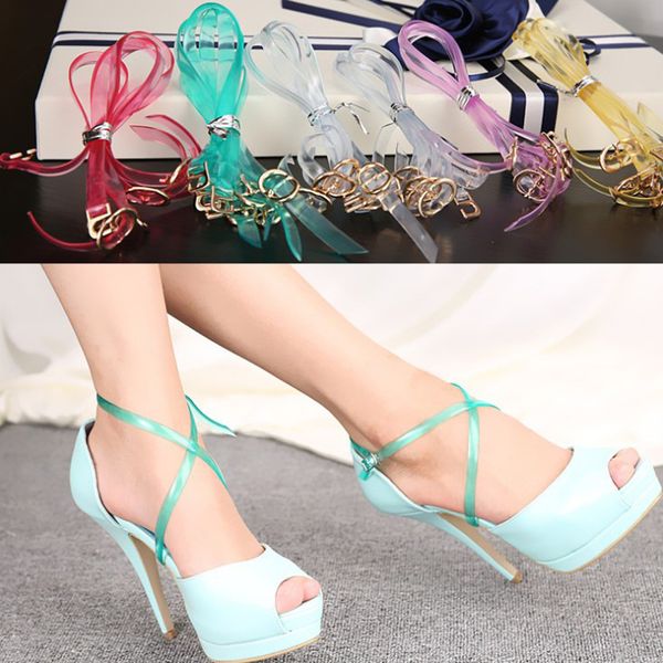 1pair women transparent invisible shoes belt convenient ankle shoe tie lady strap lace band for holding loose high heels, Black
1pair women transparent invisible shoes belt convenient ankle shoe tie lady strap lace band for holding loose high heels, Black