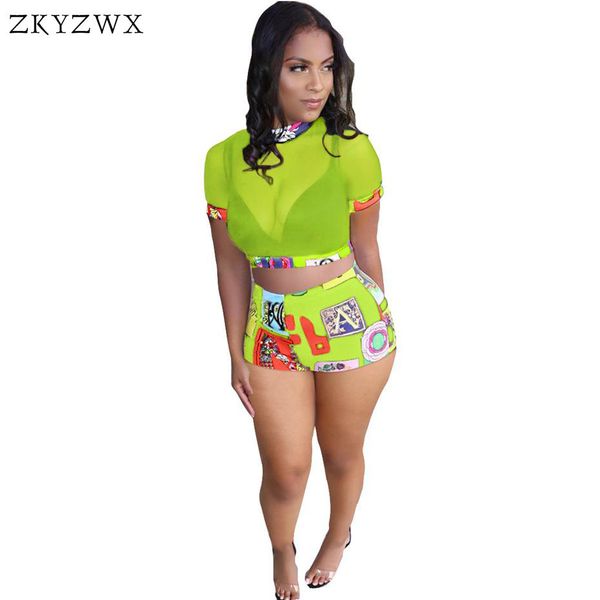 zkyzwx plus size two piece set summer see through mesh short sleeve crop and biker shorts suit 2 pcs women club outfits, White
zkyzwx plus size two piece set summer see through mesh short sleeve crop and biker shorts suit 2 pcs women club outfits, White