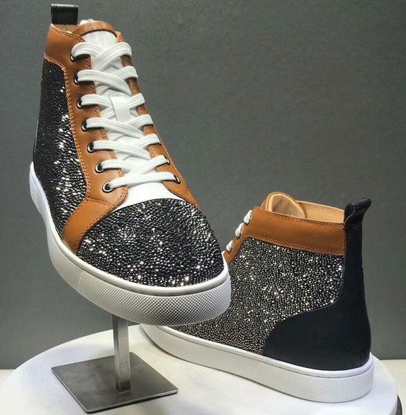 2019 brand red bottoms sneakers shoes for men casual women luxury mens crystal outdoors red bottom designer chaussures zapatillas, Black
2019 brand red bottoms sneakers shoes for men casual women luxury mens crystal outdoors red bottom designer chaussures zapatillas, Black