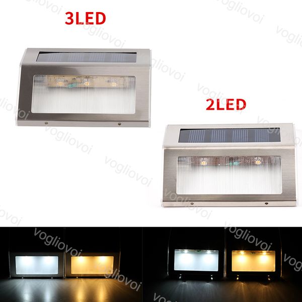 solar garden lights wall lamp 2led 3led stainless steel warm white cool white for staircase corridor courtyard dhl
solar garden lights wall lamp 2led 3led stainless steel warm white cool white for staircase corridor courtyard dhl