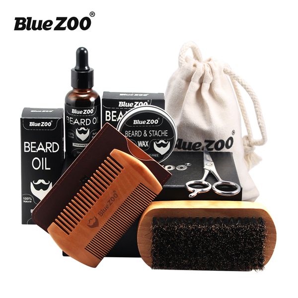 bluezoo beard set beard oil beard double side comb brush bag small scissors 7 piece set
bluezoo beard set beard oil beard double side comb brush bag small scissors 7 piece set