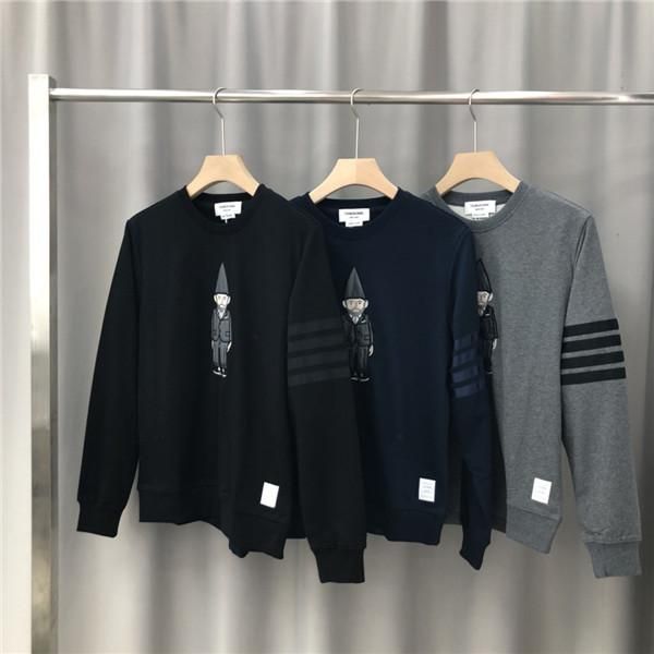 19aw luxurious brand design thom tb hoodie long sleeve crewneck sweater sweatshirt fashion dwarfs pullover hoodie outdoor browne sweatshirt, Gray;blue
19aw luxurious brand design thom tb hoodie long sleeve crewneck sweater sweatshirt fashion dwarfs pullover hoodie outdoor browne sweatshirt, Gray;blue