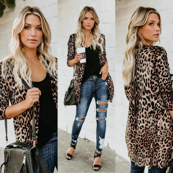 leopard printed kimono cardigan coat button womens spring&autumn jacket long sleeve up slim vintage long coats female outerwear, Black;brown
leopard printed kimono cardigan coat button womens spring&autumn jacket long sleeve up slim vintage long coats female outerwear, Black;brown