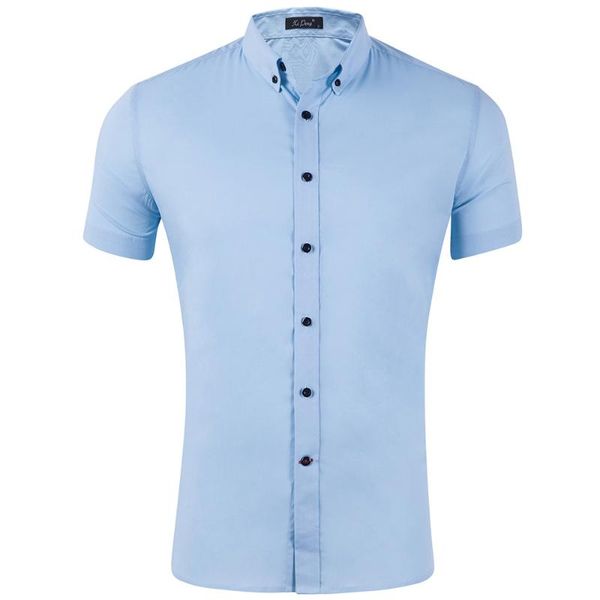 men's casual shirts men short-sleeved shirt us size pure cotton stretch fabric fashion lapel single-breasted male, White;black
men's casual shirts men short-sleeved shirt us size pure cotton stretch fabric fashion lapel single-breasted male, White;black