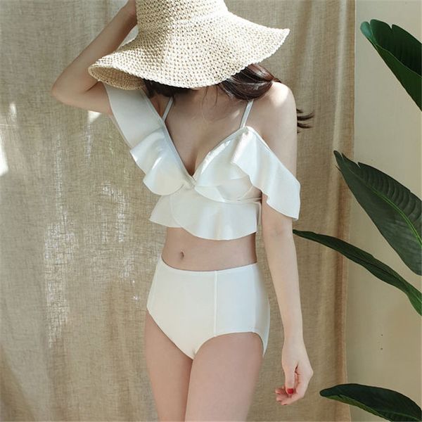 split slim bikini high waist triangle bikini girl swimsuit female swimsuit, White;black
split slim bikini high waist triangle bikini girl swimsuit female swimsuit, White;black