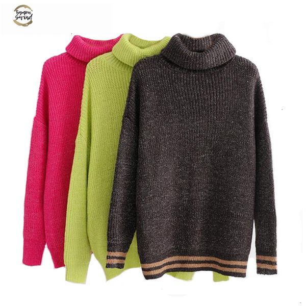 2019 winter candy color oversized turtleneck sweater pink mustard color loose knitted jersey drop shipping, White;black
2019 winter candy color oversized turtleneck sweater pink mustard color loose knitted jersey drop shipping, White;black