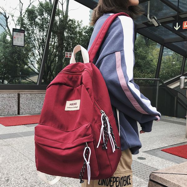 dcimor solid color women backpack retro fashion waterproof nylon backpack school bags for teenagers mochilas travel backpacks
dcimor solid color women backpack retro fashion waterproof nylon backpack school bags for teenagers mochilas travel backpacks