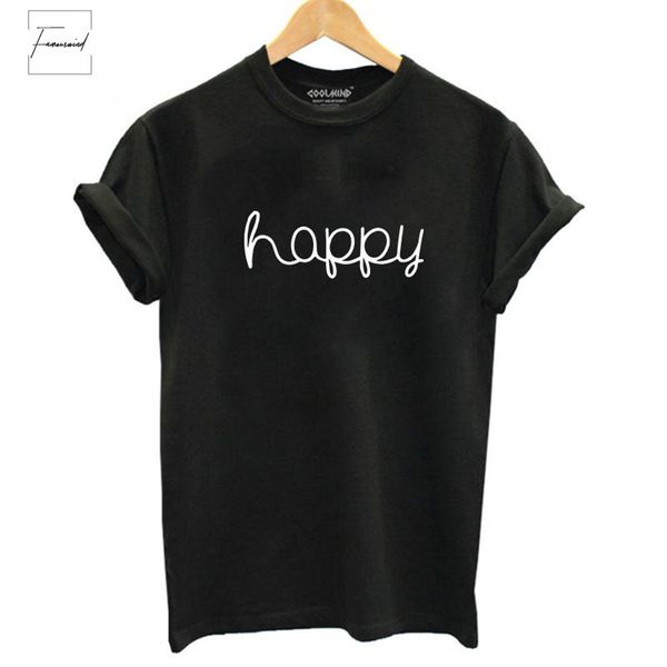 women cotton t shirt casual happy t shirt print women short sleeve female tshirt for letter girls tee shirts wrz0311, White
women cotton t shirt casual happy t shirt print women short sleeve female tshirt for letter girls tee shirts wrz0311, White