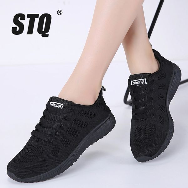 stq 2019 autumn sneakers women flat shoes female casual lace-up breathable mesh sneakers ladies shoes women walking shoes a08 cj191226, Black
stq 2019 autumn sneakers women flat shoes female casual lace-up breathable mesh sneakers ladies shoes women walking shoes a08 cj191226, Black