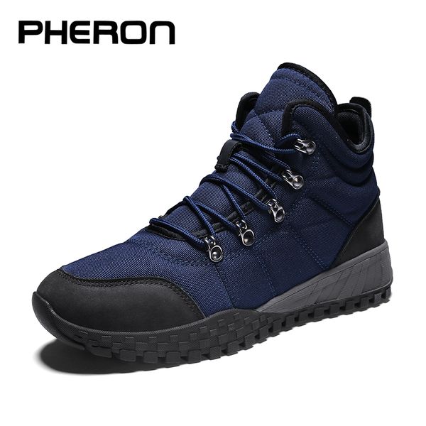 2019 winter men's boots outdoor warm waterproof non-slip ankle snow boot thick plush rubber winter work safety male shoes, Black
2019 winter men's boots outdoor warm waterproof non-slip ankle snow boot thick plush rubber winter work safety male shoes, Black