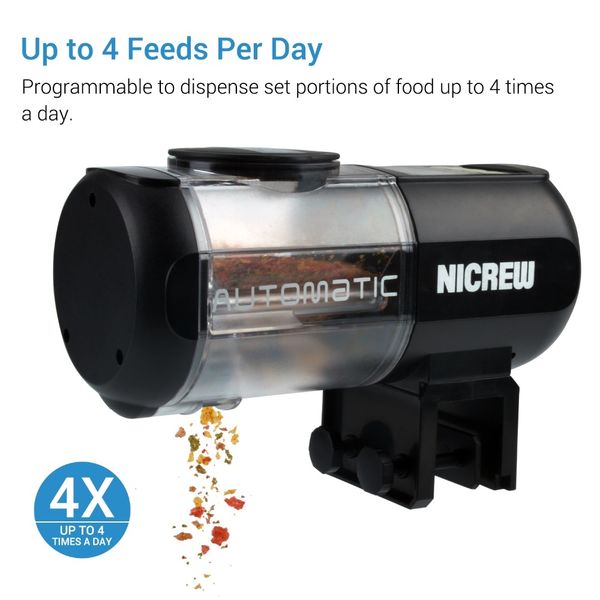 nicrew electronic automatic fish feeder food dispenser timer automatic particular dampproof multiple timing flexible quantify other aquarium
nicrew electronic automatic fish feeder food dispenser timer automatic particular dampproof multiple timing flexible quantify other aquarium