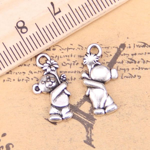 28pcs charms bear flowers 19x9mm antique pendants,vintage tibetan silver jewelry,diy for bracelet necklace, Bronze;silver
28pcs charms bear flowers 19x9mm antique pendants,vintage tibetan silver jewelry,diy for bracelet necklace, Bronze;silver