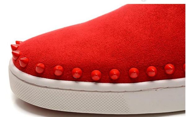 new wholesale designer men red bottom sneakers,fashion red matter leather with spikes flat loafers skateboarding sports s02, Black
new wholesale designer men red bottom sneakers,fashion red matter leather with spikes flat loafers skateboarding sports s02, Black