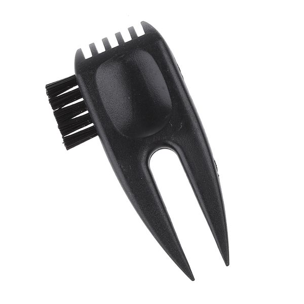 multifunctional golf divot tool with club cleaning brush