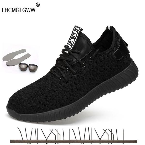construction men's outdoor plus size steel toe work boots shoes men steel plate bottom puncture proof safety shoes, Black
construction men's outdoor plus size steel toe work boots shoes men steel plate bottom puncture proof safety shoes, Black