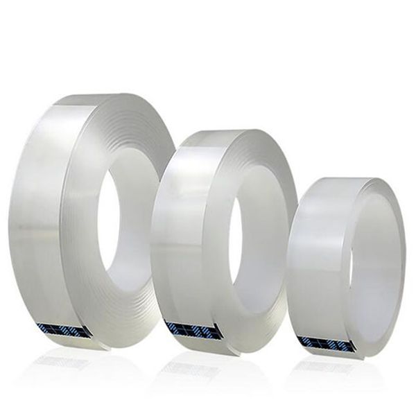 

multifunctional double sided tape nano transparent no trace acrylic magic tape cleanable reuse waterproof adhesive tape