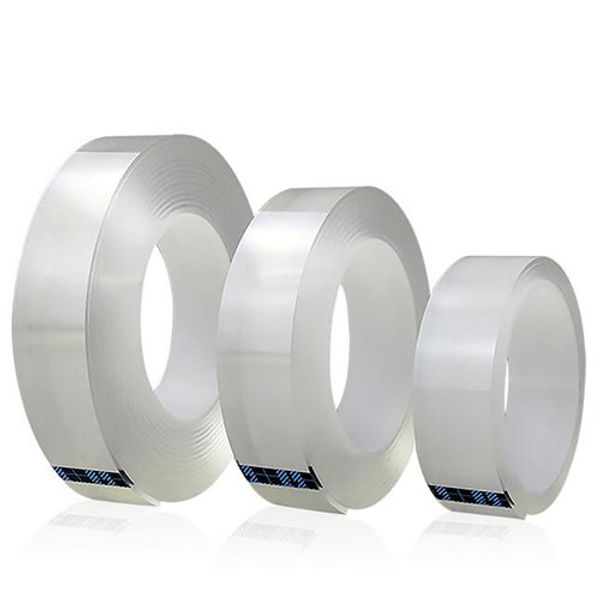 multifunctional double sided tape nano transparent no trace acrylic magic tape cleanable reuse waterproof adhesive tape
multifunctional double sided tape nano transparent no trace acrylic magic tape cleanable reuse waterproof adhesive tape