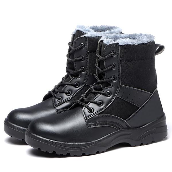 plus size winter snow safety boots warm cotton steel toe cap work boot lace-up platform security shoes protective footwear botas, Black
plus size winter snow safety boots warm cotton steel toe cap work boot lace-up platform security shoes protective footwear botas, Black
