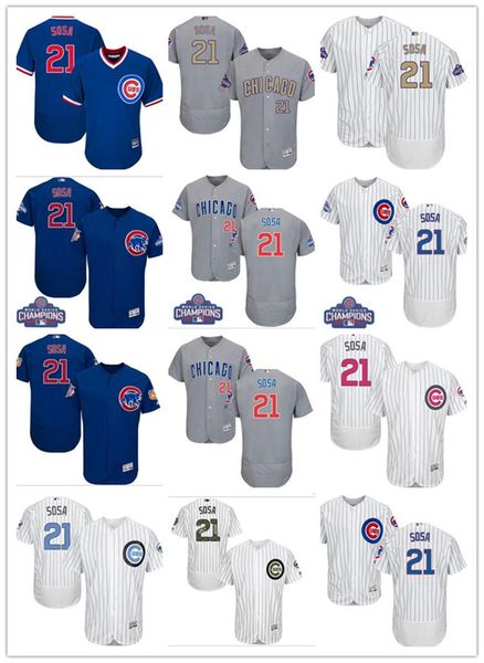 sports baseball jerseys chicago chicagocubs 21 sammy sosa cub men women youth red white high-quality jersey, Blue;black
sports baseball jerseys chicago chicagocubs 21 sammy sosa cub men women youth red white high-quality jersey, Blue;black
