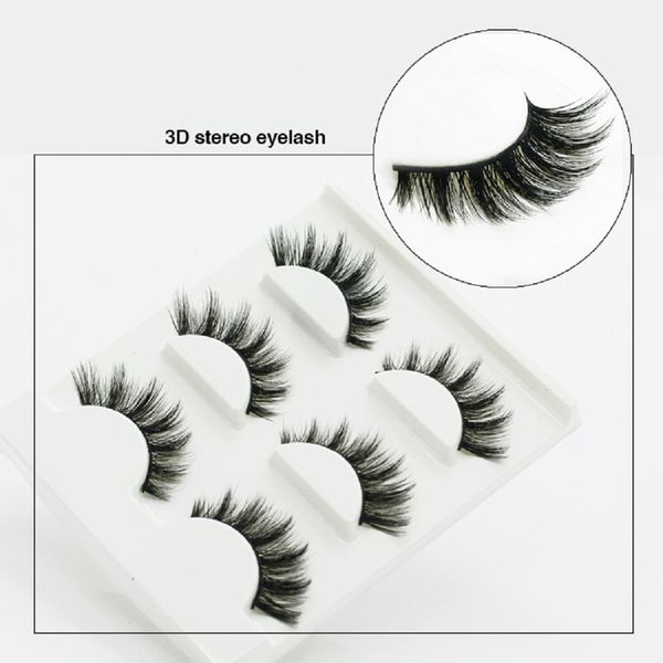 3d stereo 3 pairs of false eyelashes hand made thick natural fake lashes makeup kit 3d extension soft lash 1 box 3 pairs
3d stereo 3 pairs of false eyelashes hand made thick natural fake lashes makeup kit 3d extension soft lash 1 box 3 pairs