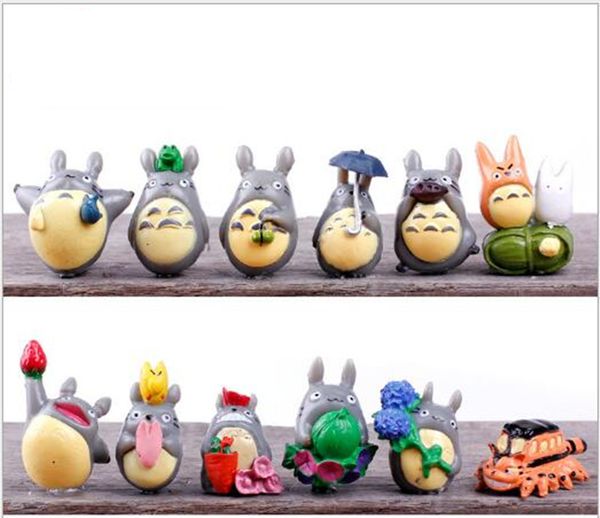 12pcs/lot my neighbor totoro mini figure diy moss micro landscape toys fairy garden resin decoration
12pcs/lot my neighbor totoro mini figure diy moss micro landscape toys fairy garden resin decoration