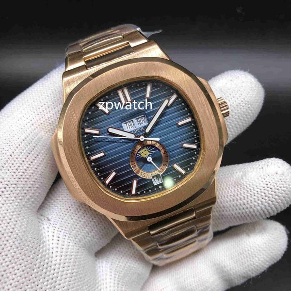 selling luxury nautilus watch 40mm rose gold stainless steel blue face hard automatic mechanical mens watch ing, Slivery;brown
selling luxury nautilus watch 40mm rose gold stainless steel blue face hard automatic mechanical mens watch ing, Slivery;brown