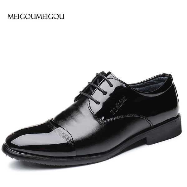 meigoumeigou formal shoes men solid colors men derby shoes leather fashion groom wedding oxford dress, Black
meigoumeigou formal shoes men solid colors men derby shoes leather fashion groom wedding oxford dress, Black