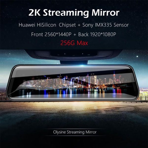 2k gps 12'' 256g max huawei chip sony imx335 rearview mirror dvr stream media video registrator recorder dash cam camera for car
2k gps 12'' 256g max huawei chip sony imx335 rearview mirror dvr stream media video registrator recorder dash cam camera for car